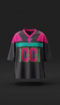 Oversized Football Jersey With Matte Finish