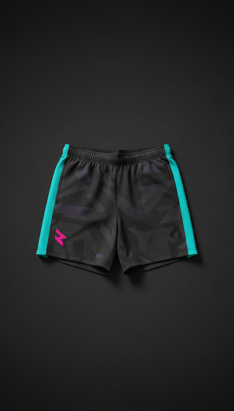 Signature Track Shorts With Reflective Trim